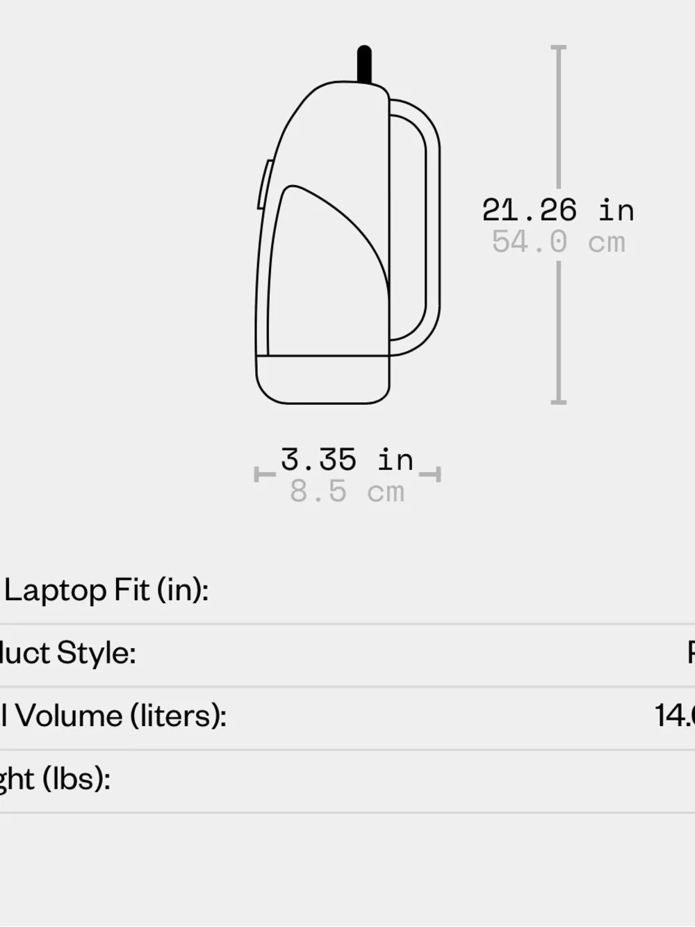 Timbuk2 Mustard Canvas Fold-Top Backpack with Black Straps